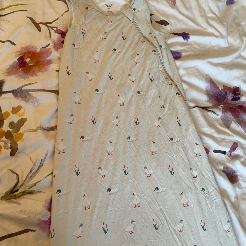 Kyte BABY XL sleep sack bag in duck print